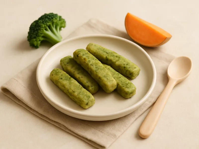 Kom broccoli vingerhapjes voor baby, geschikt vanaf 6 maanden