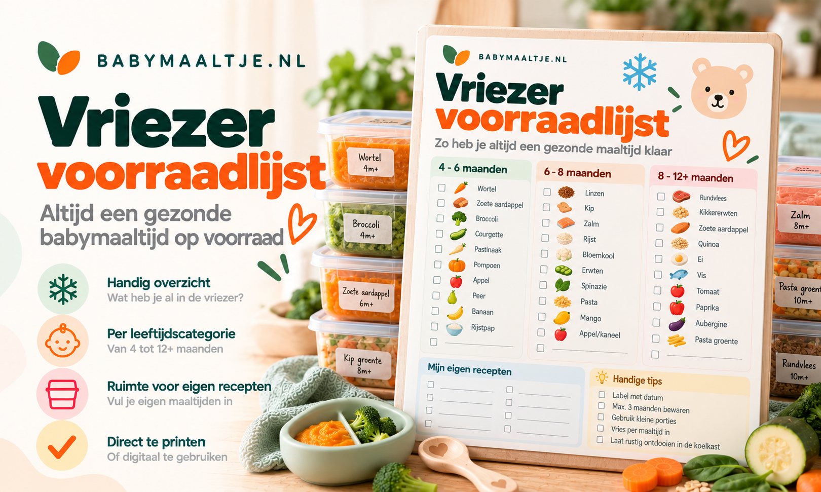 Omslag van Vriezer voorraadlijst